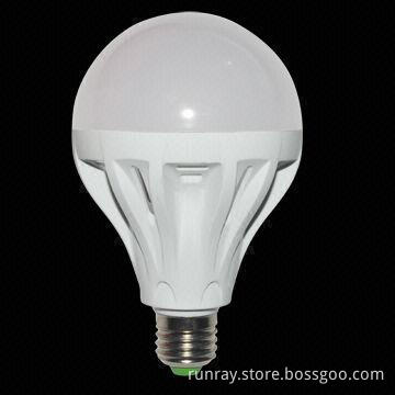 15W LED Bulb with E26 Lamp Base, High-efficiency, 85-265V AC, CE and RoHS Marks